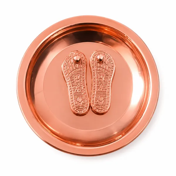 Rudrakashi_Charan_Paduka_Yantra_Copper_Stainless_Steel
