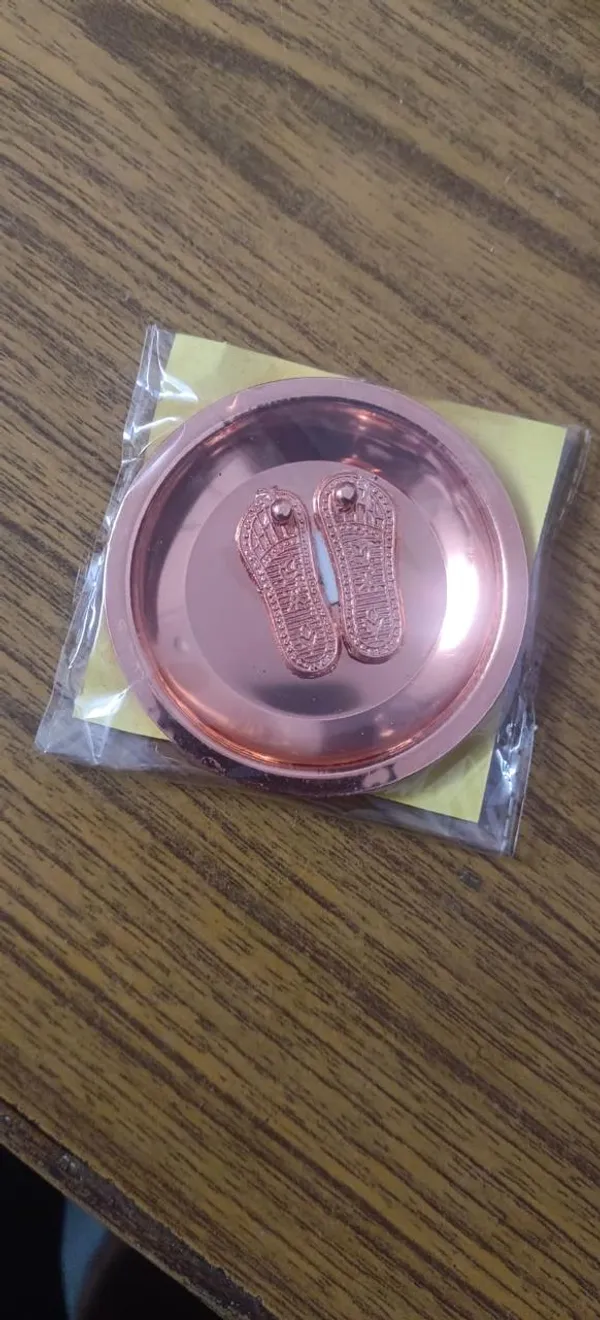 Rudrakashi_Charan_Paduka_Yantra_Copper_Stainless_Steel