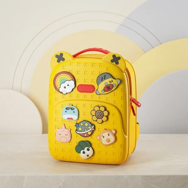 Yellow_Silicone_Charm_Picnic_Bag_For_Kids