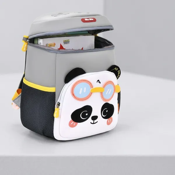 Grey_Panda_Character_Picnic_Bag_For_Kids