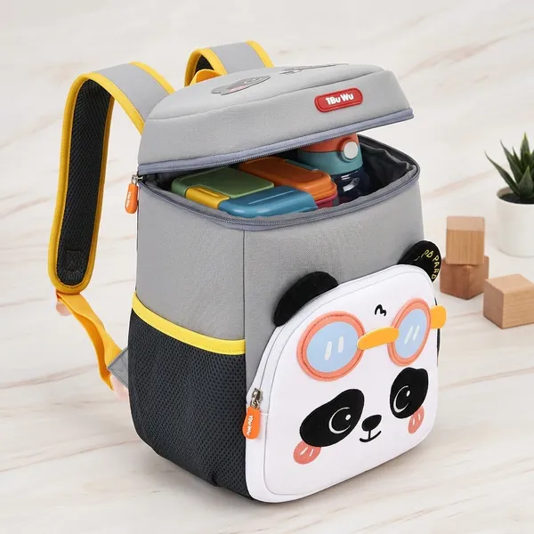 Grey_Panda_Character_Picnic_Bag_For_Kids