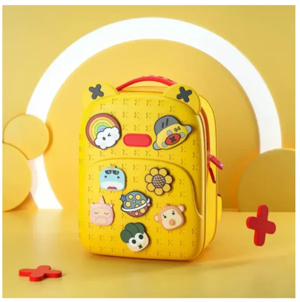 Yellow_Silicone_Charm_Picnic_Bag_For_Kids