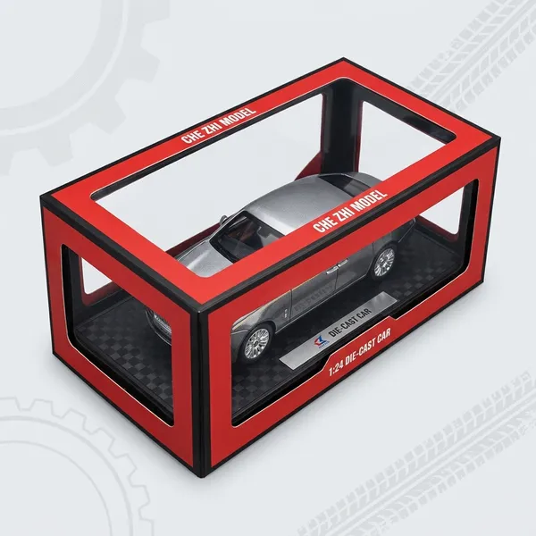 Silver_Die-Cast_Model_Car_1:24_Scale_For_Kids