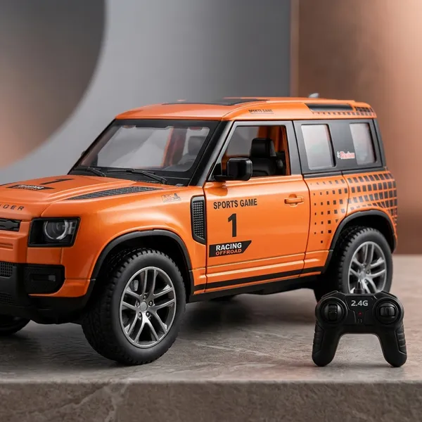 Orange_Rc_Car_1:22_Scale_Model_With_2.4G_Remote_Control