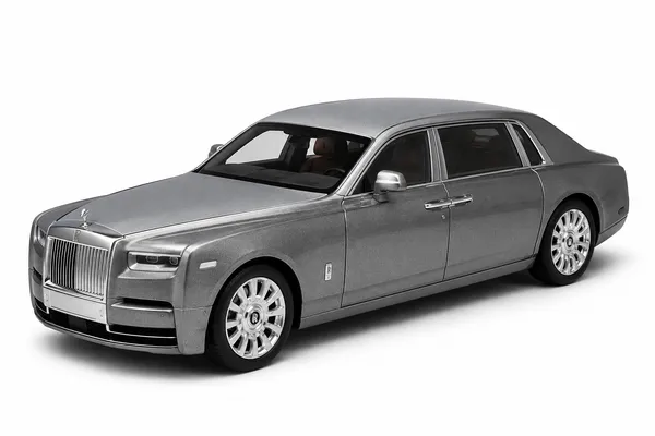 Silver_Die-Cast_Model_Car_1:24_Scale_For_Kids
