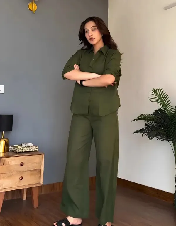 Olive_Green_Cotton_Relaxed_Fit_Shirt_and_Pant_Co-ord_Set_for_Women