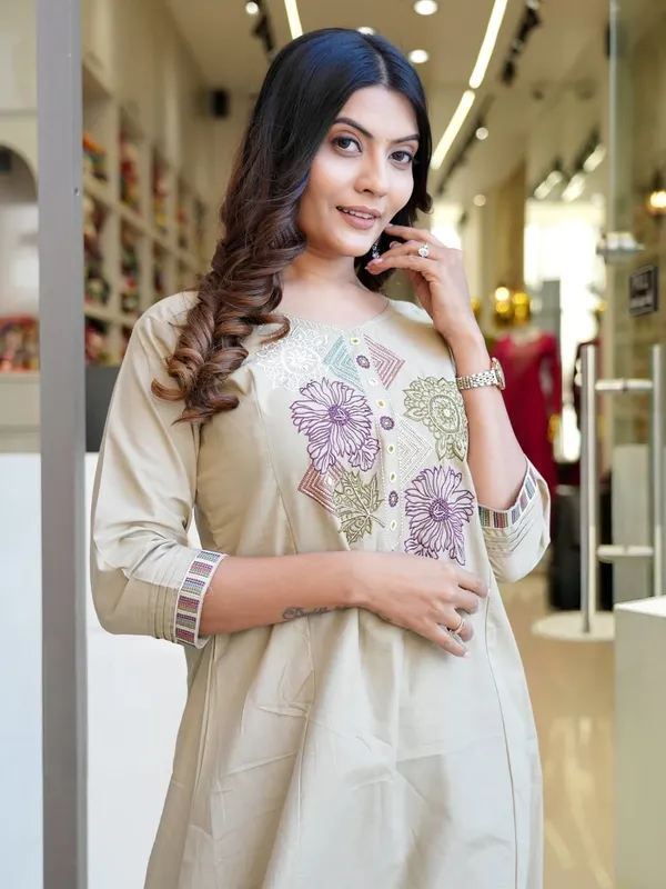 Beige_Embroidered_Straight_Kurta_For_Women