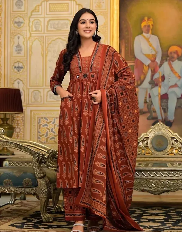 Rust_Printed_Anarkali_Kurta_Palazzo_Set_with_Dupatta_for_Women