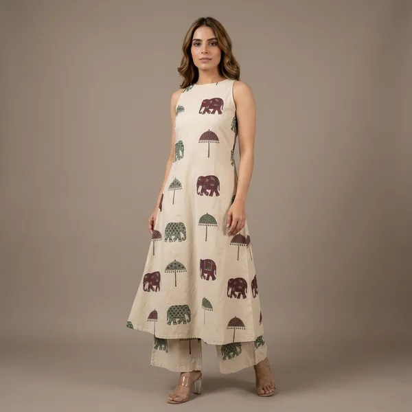 Off_White_Cotton_Block_Print_Sleeveless_Maxi_Dress_For_Women