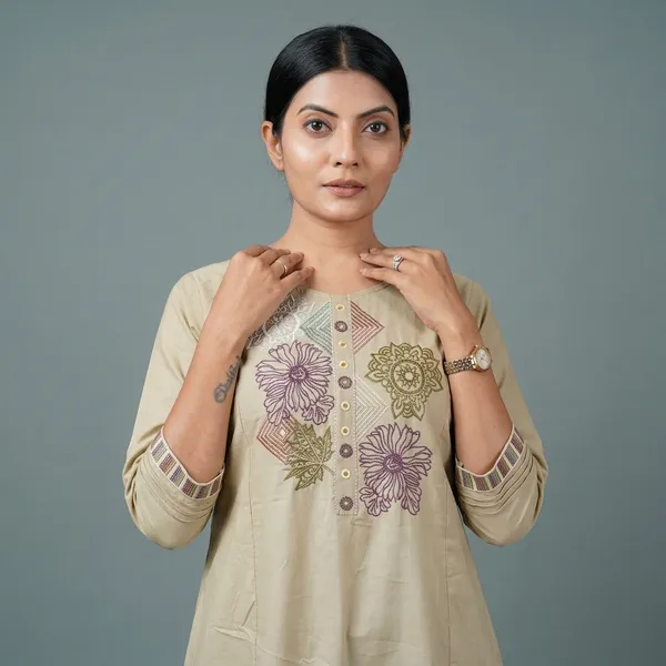 Beige_Embroidered_Straight_Kurta_For_Women