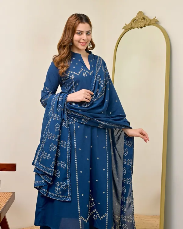 Blue_Embellished_Kurta_Palazzo_Dupatta_Set_For_Women