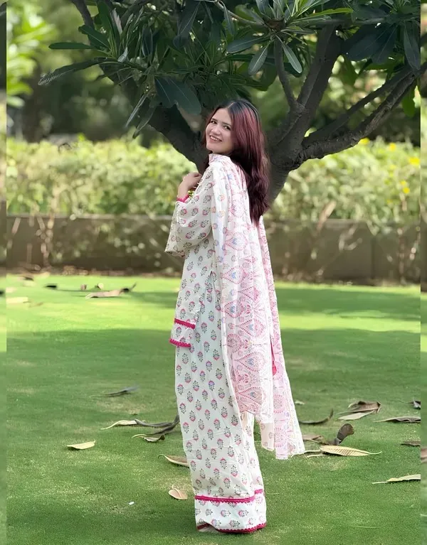 White_Cotton_Floral_Print_Sharara_Suit_for_Women