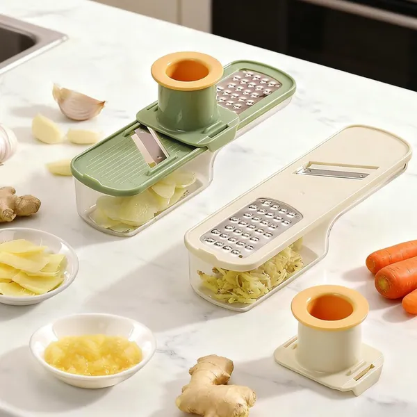 Green_And_White_Plastic,_Stainless_Steel_Premium_Vegetable_Slicer_(Pack_of_3)