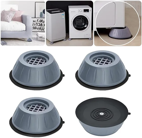 Black_Rubber_Premium_Anti_Vibration_Pad_(Pack_of_4)