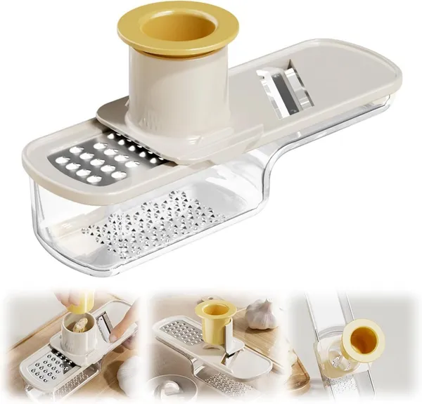 Green_And_White_Plastic,_Stainless_Steel_Premium_Vegetable_Slicer_(Pack_of_3)