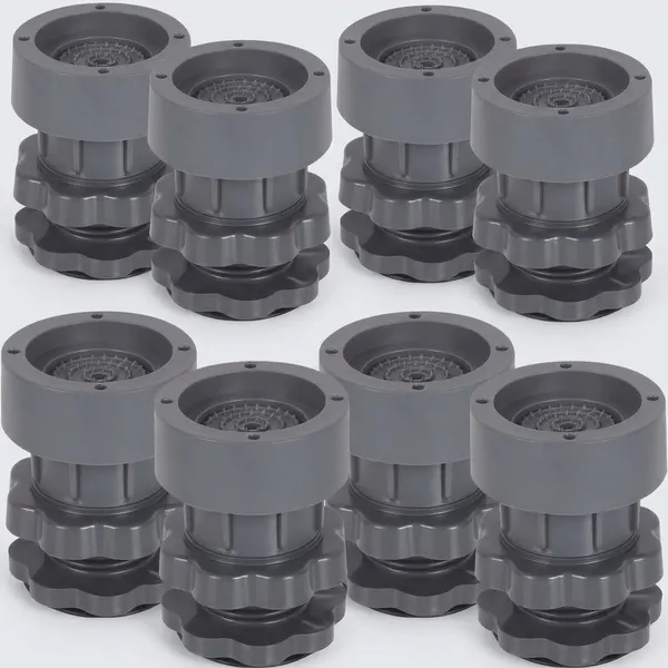 Grey_Rubber_Premium_Anti_Vibration_Pad_(Pack_of_8)