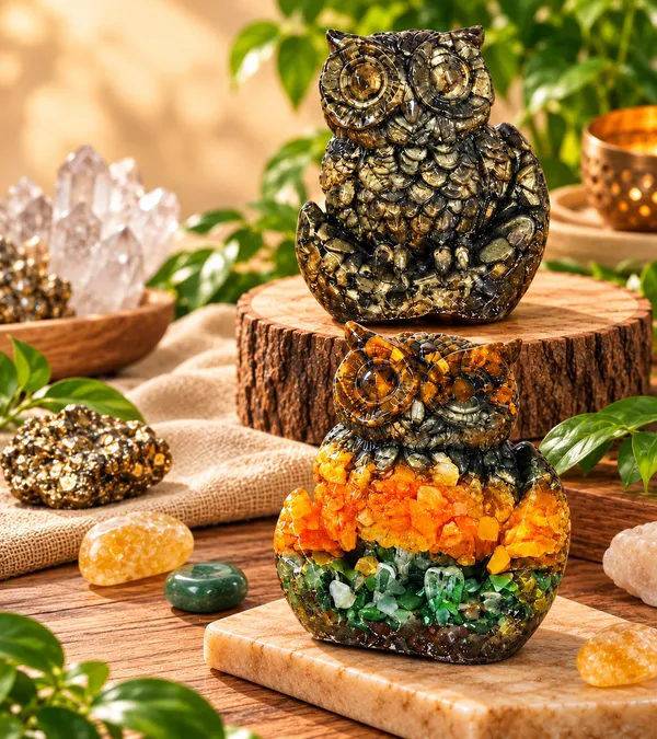 Pyrite_&_Dhanyog_Owl_Combo