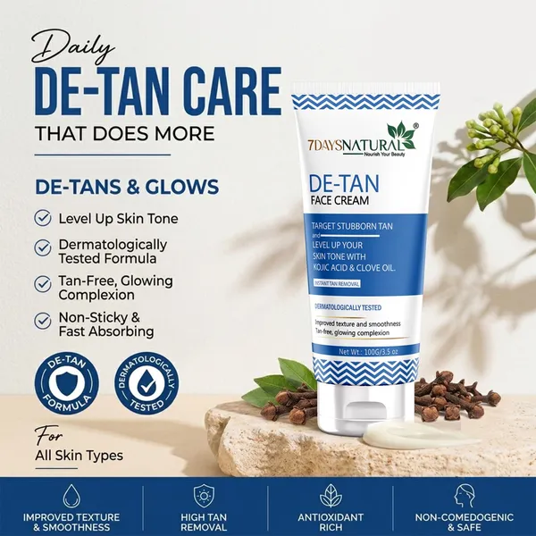 7Days_Natural_De-Tan_Kojic_Acid_Clove_Oil_Face_Cream