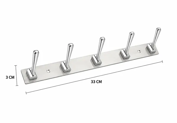 Metal_Silver_5-Pin_Wall_Mounted_Cloth_Hook_Rail_Pack_Of_4
