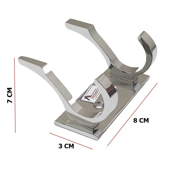Aluminium_Modern_Silver_2-Pin_Wall_Mounted_Double_Cloth_Hook_Pack_Of_4