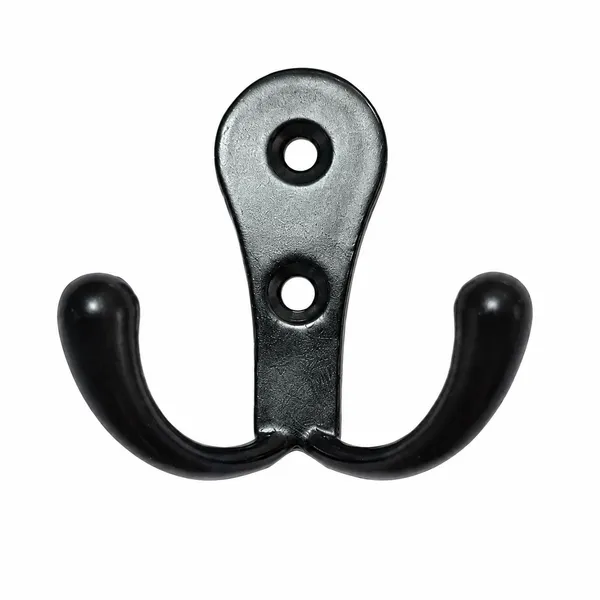 Stainless_Steel_Wall_Mounted_Dual_Prong_Cloth_Hook_Rail_Pack_Of_5