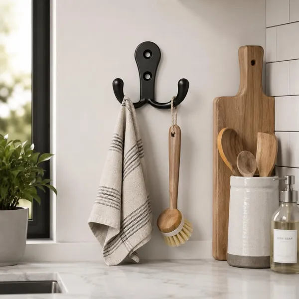 Stainless_Steel_Wall_Mounted_Dual_Prong_Cloth_Hook_Rail_Pack_Of_5