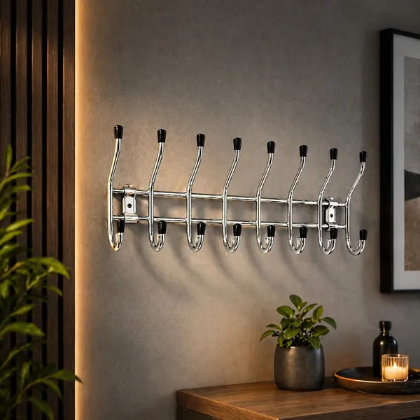 Stainless_Steel_Modern_Chrome_8-Hook_Wall_Mounted_Hook_Rail_Pack_Of_2