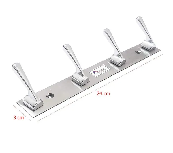 Aluminium_Steel_Wall_Mounted_4-Pin_Cloth_Hook_Rail_Pack_Of_2