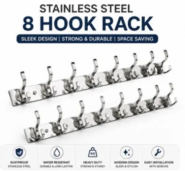 Aluminium_Wall_Mounted_8-Pin_Cloth_Hook_Rail_Pack_Of_3