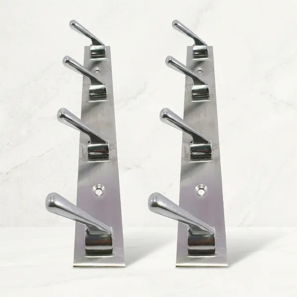 Stainless_Steel_Wall_Mounted_4-Pin_Cloth_Hook_Rail_Pack_Of_2