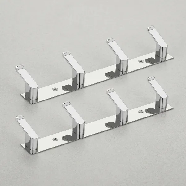 Stainless_Steel_Wall_Mounted_4-Pin_Cloth_Hook_Rail_Pack_Of_2