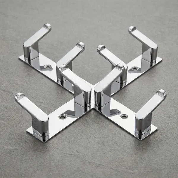 Stainless_Steel_Wall_Mounted_4-Pin_Cloth_Hook_Rail_Pack_Of_2