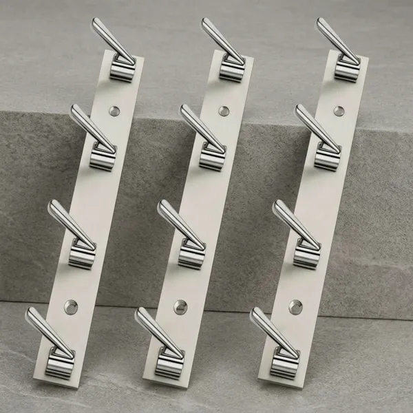 Stainless_Steel_Chrome_4-Pin_Cloth_Hook_Rail_Pack_Of_3