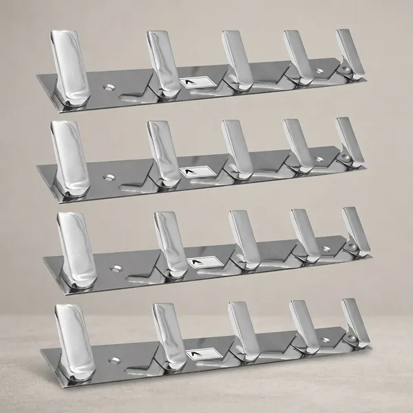 Stainless_Steel_Silver_5-Pin_Wall_Mounted_Cloth_Hook_Rail_Pack_Of_4