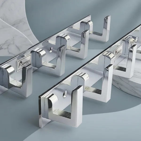 Aluminum_Wall-Mounted_5-Pin_Cloth_Hook_Rail_Silver_Pack_Of_2