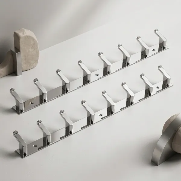 Stainless_Steel_Wall_Mounted_8-Pin_Cloth_Hook_Rail_Pack_Of_2