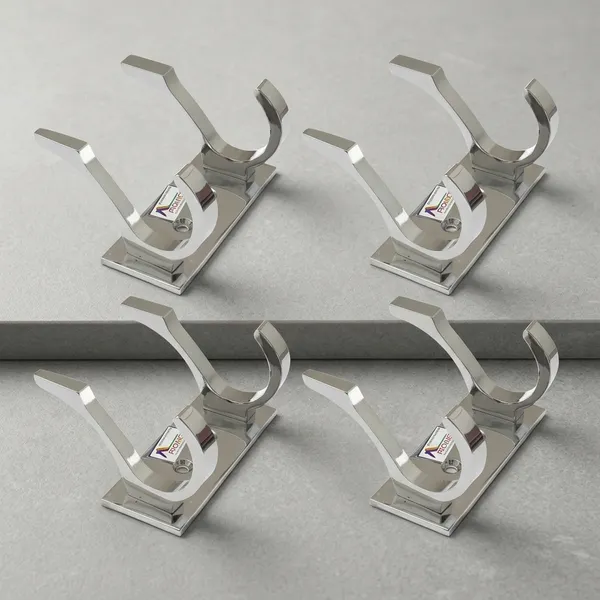 Aluminium_Modern_Silver_2-Pin_Double_Cloth_Hook_For_Wall_&_Door_Pack_Of_4