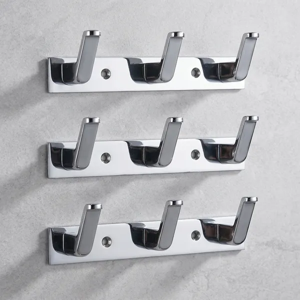 Stainless_Steel_Wall_Mounted_3-Pin_Cloth_Hook_Rail_Pack_Of_3