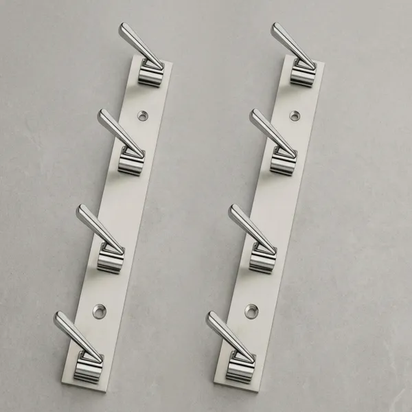 Aluminium_Steel_Wall_Mounted_4-Pin_Cloth_Hook_Rail_Pack_Of_2