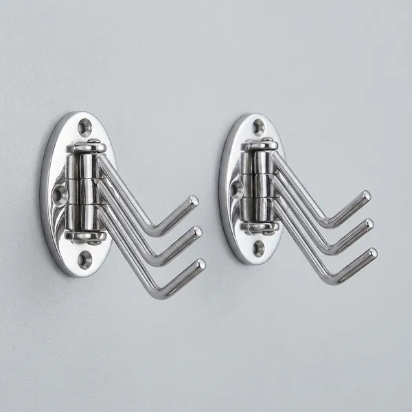 Stainless_Steel_Chrome_3-Pin_Oval_Wall_Mounted_Cloth_Hook_Rail_Pack_Of_2