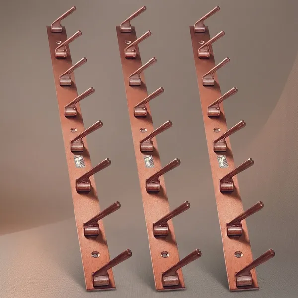 Metal_Rose_Gold_8-Pin_Wall_Mounted_Cloth_Hook_Rail_Pack_Of_2