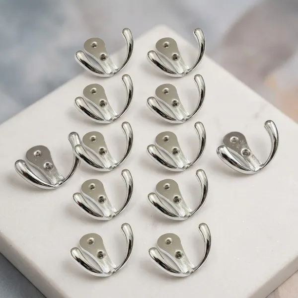 Stainless_Steel_Double-Pin_Cloth_Hook_Chrome_Finish_Pack_Of_10