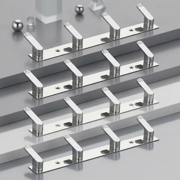 Stainless_Steel_Wall_Mounted_4-Pin_Cloth_Hook_Rail_Pack_Of_4