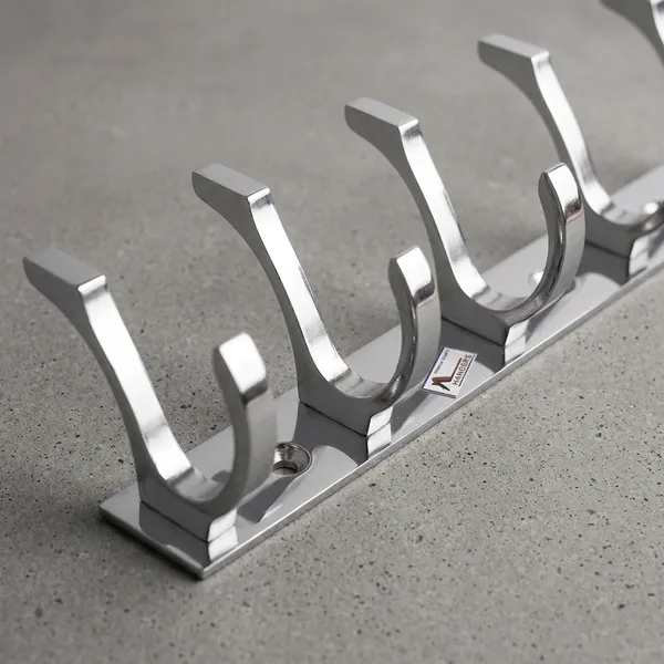 Aluminium_Modern_Silver_4-Pin_Wall_Mounted_Cloth_Hook_Rail_Pack_Of_3