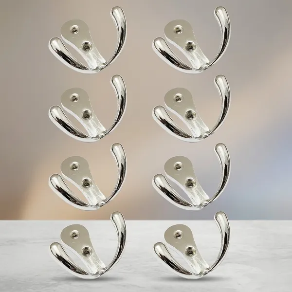 Stainless_Steel_Double-Pin_Cloth_Hook_Chrome_Finish_Pack_Of_8
