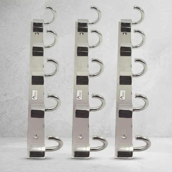 Stainless_Steel_Chrome_5-Pin_Wall_Mounted_Cloth_Hook_Rail_Pack_Of_3