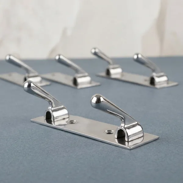 Stainless_Steel_Wall_Mounted_2-Pin_Double_Cloth_Hook_Pack_Of_5