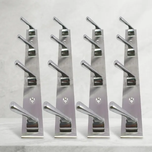 Stainless_Steel_Wall_Mounted_4-Pin_Cloth_Hook_Rail_Pack_Of_4