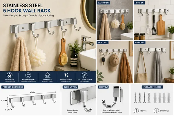 Stainless_Steel_Chrome_5-Pin_Wall_Mounted_Cloth_Hook_Rail_Pack_Of_3