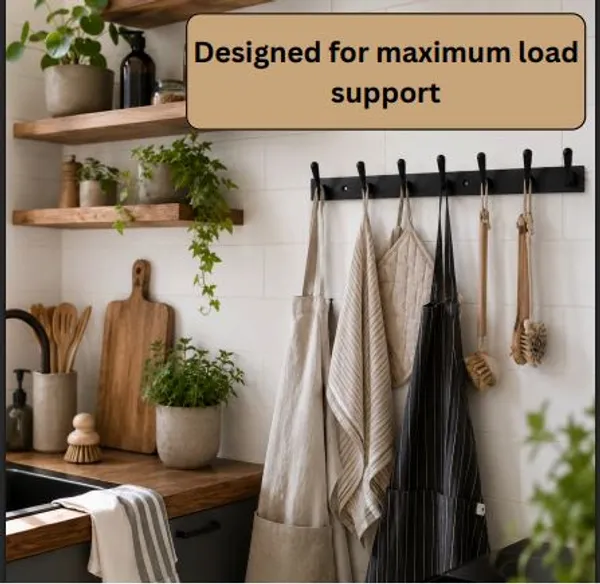 Stainless_Steel_Black_8-Pin_Wall_Mounted_Cloth_Hook_Rail_Pack_Of_2